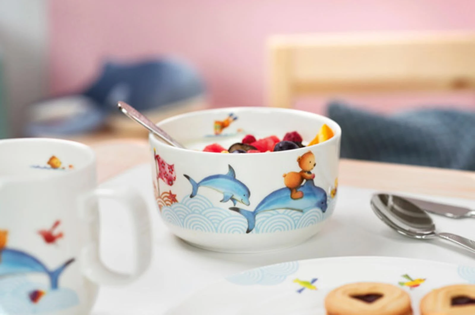 Villeroy & Boch 3er Set Kindergeschirr Happy As A Bear In Bunt 5 Villeroy & Boch 3er Set Kindergeschirr Happy As A Bear In Bunt – Bild 3